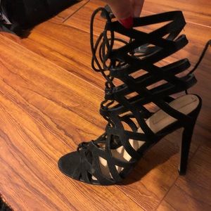 Aldo strap up heels